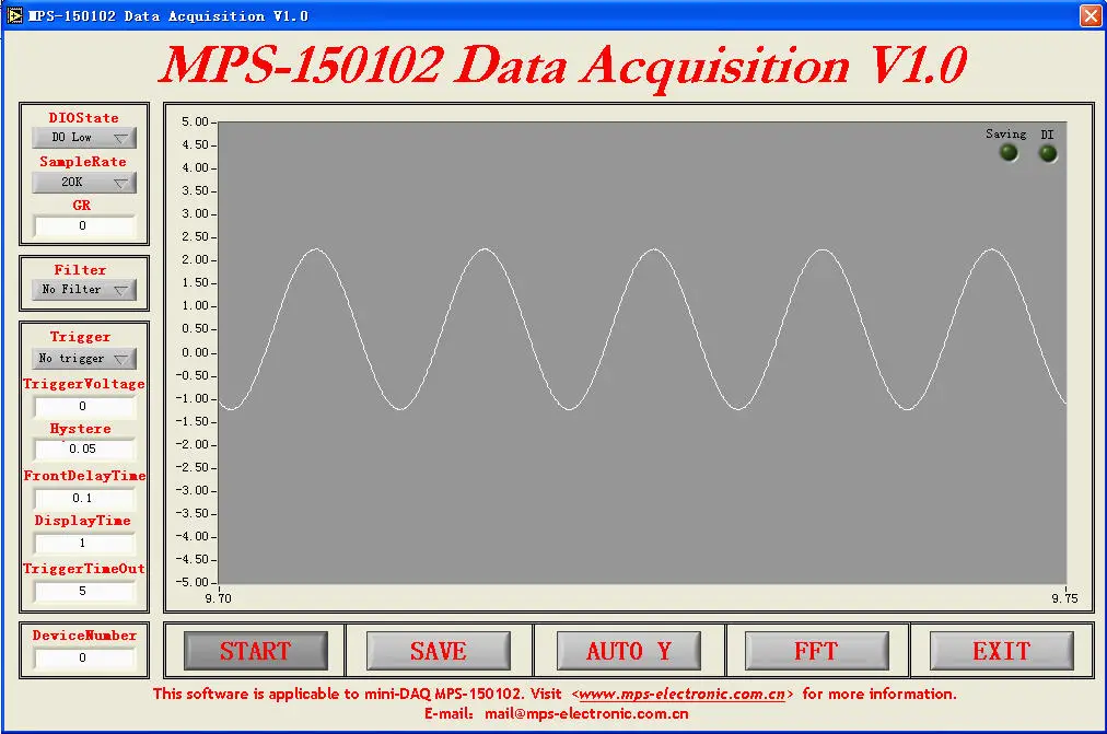 MPS-150102 New Mini Data Acquisition Card Compact and Practical 5V 100K High-Speed Support LabVIEW