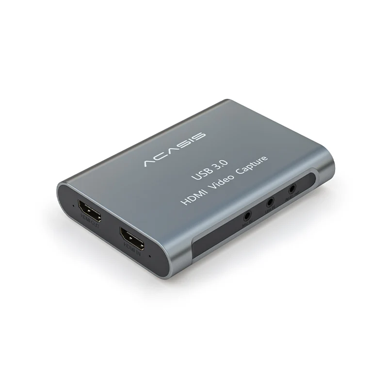 Acasis 4K HDMI-Compatible Video Capture Card Loop Out for Game Recording Live Streaming Box 1080P Grabber PS4 PS5 Switch Camera