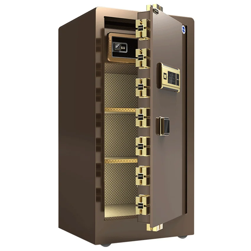 Safe Box Home Anti-theft All-steel Office Fingerprint Password Safe Into The Wall Carbon Steel 1m Hight