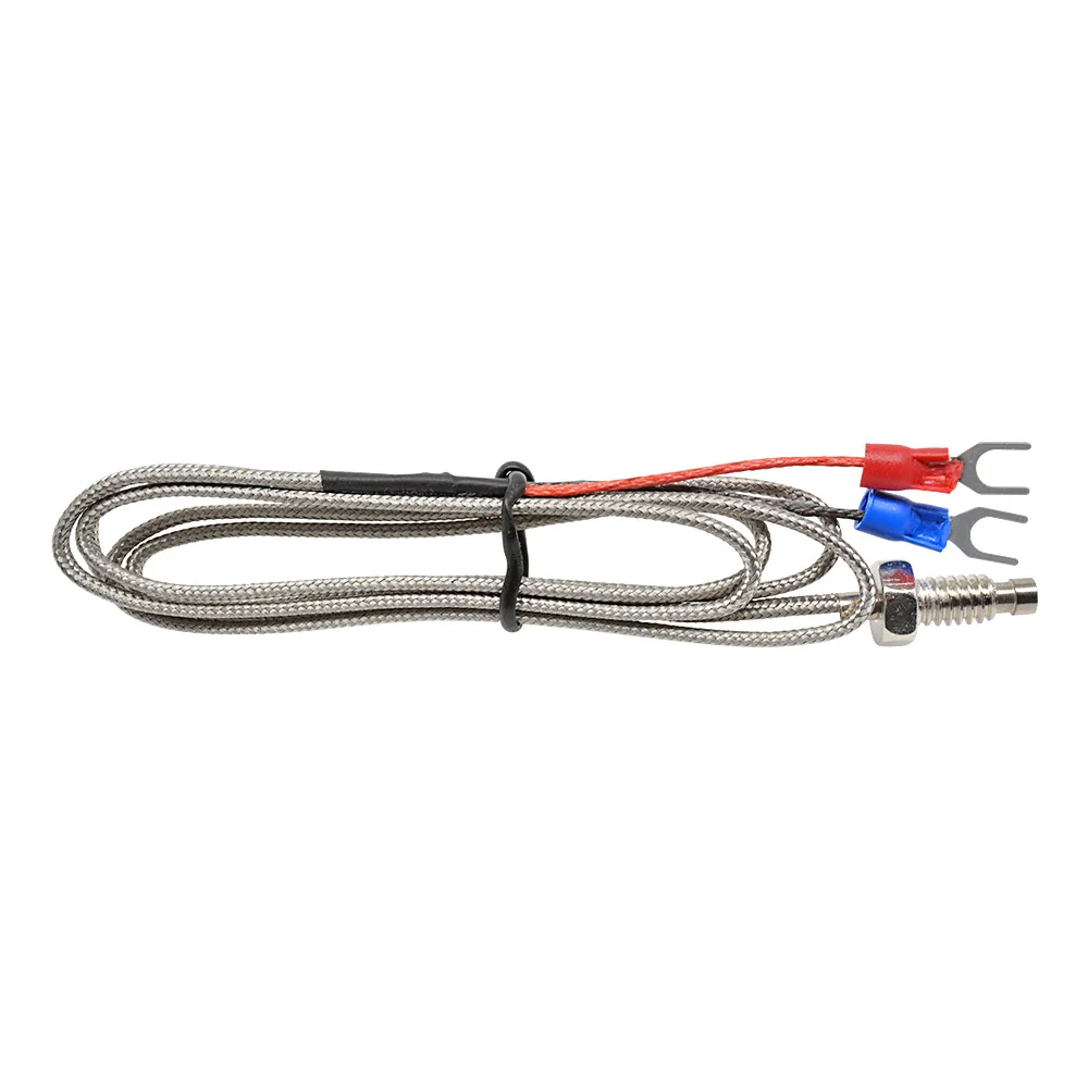 1M K-type Thermocouple Probe High Temperature Sensor Thermistor Sensor Probe K Thermocouple Wire for Temperature Controller