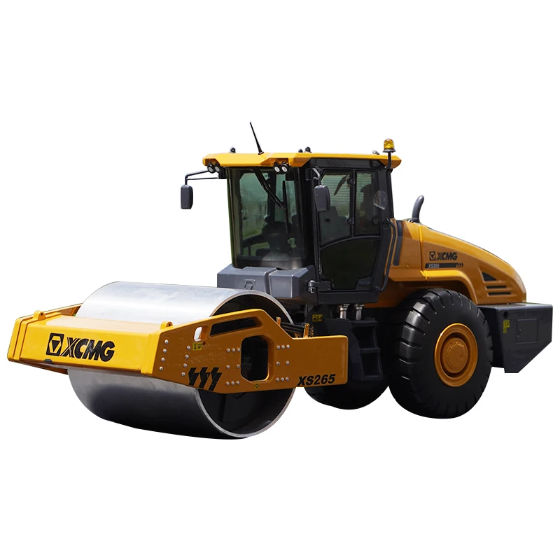 Collectible Alloy Model Gift 1:25 Scale XCMG XS265 Single Road Roller Construction Vehicles DieCast Toy Model For Decoration