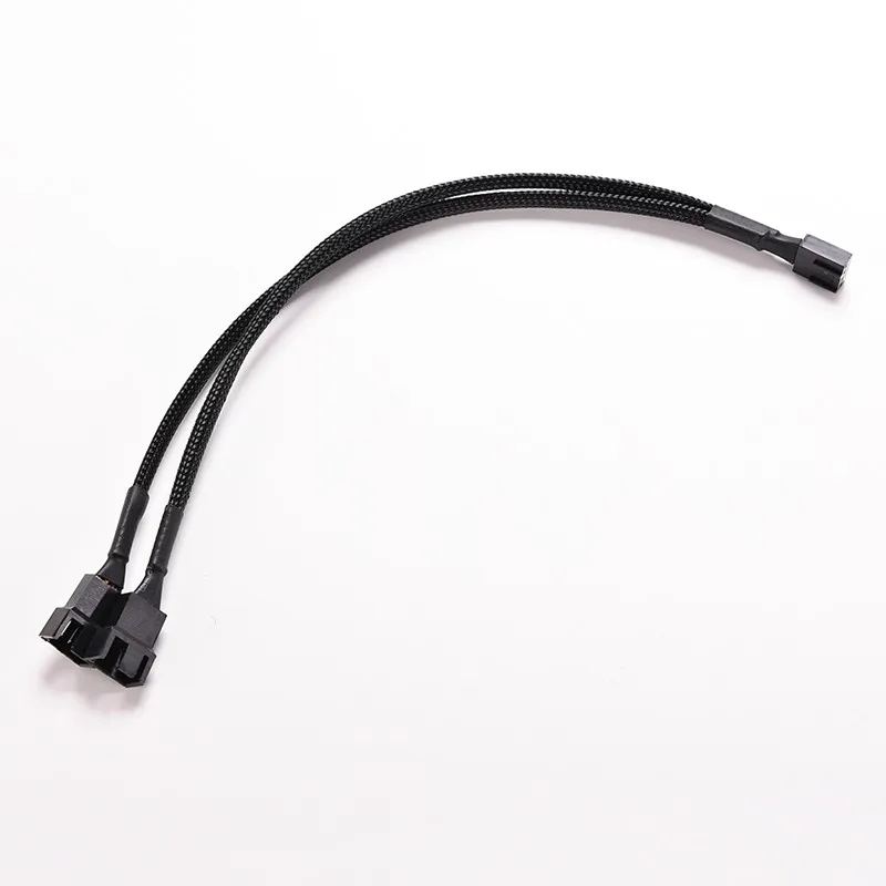 Fan Splitter 4Pin PWM Female To 3/4 Pin Adapter Cable Adapter Cable for Computer CPU Case Fan Sleeved Power Cable Hot Sale