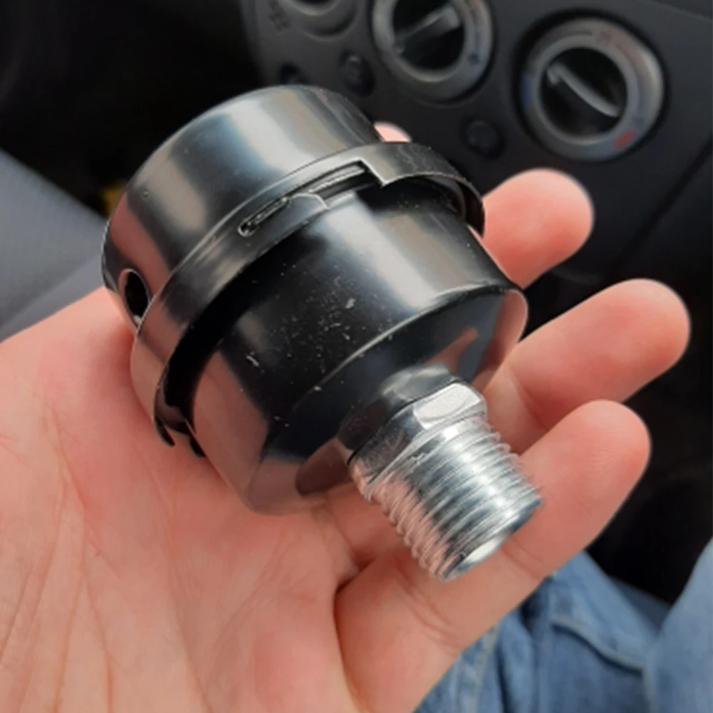 Parti del compressore d'aria 13mm 16mm 20mm filtro di aspirazione del compressore d'aria in metallo silenziatore di rumore silenziatore 1/2 ''5/8" 3/4 ''filettatura M12