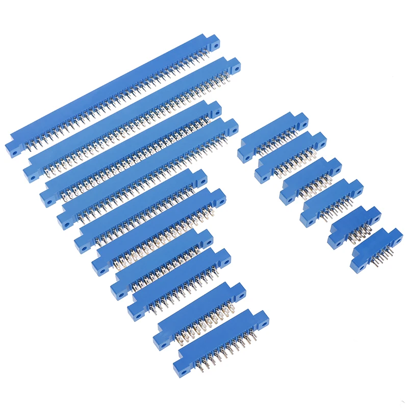 Nuovo 1PC 805 Series 3.96 millimetri Passo PCB Slot Solder Carta di Bordo Connettori 8-72 Spille 16 stili commercio all'ingrosso