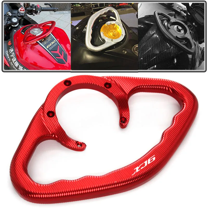 

For YAMAHA XJ6 2009 2010 2011 2012 2013 2014 CNC Motorcycle Passenger Handgrips Hand Grip Tank Grab Bar Handles Armres