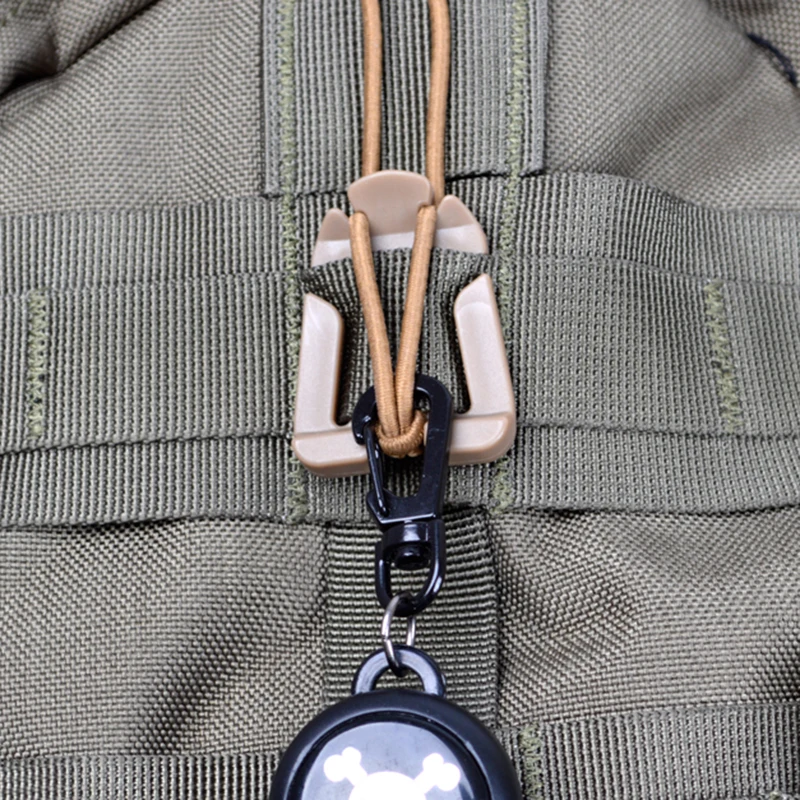 Mosquetón D Clip Molle cincha EDC grillete Grill hebilla para mochila escalada caminata montaña campamento cierre a presión al aire libre K1Z2