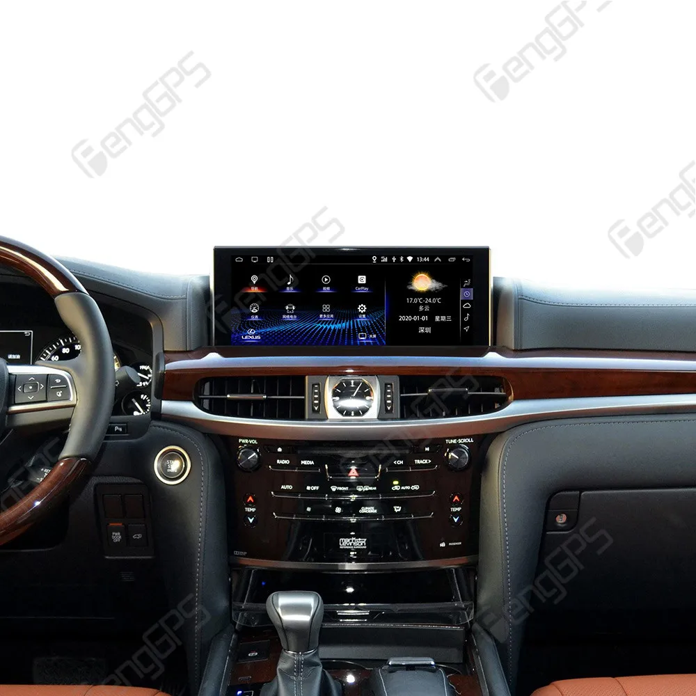 12.3 inch For Lexus LX570 2016 - 2021 Android Car Radio Stereo Multimedia Player 2Din Autoradio GPS Navigation unit Touch Screen