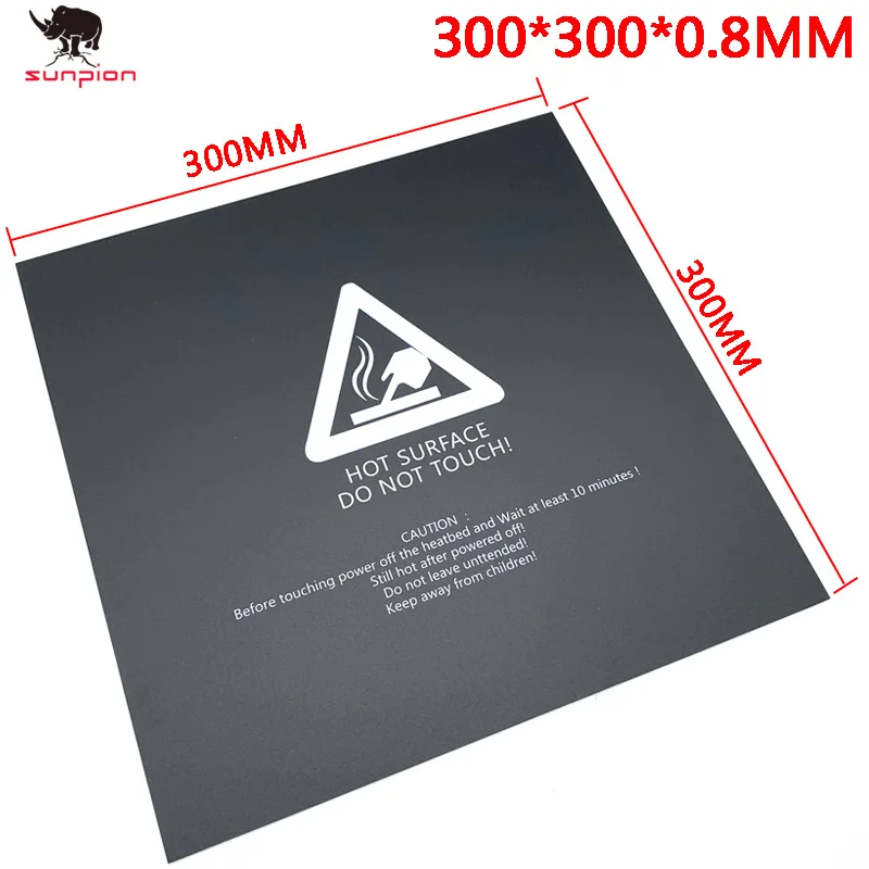 

1PCS 3D Printer Parts 300*300mm Frosted Heated bed Sticker printing Build Sheets build plate tape Platform Sticker