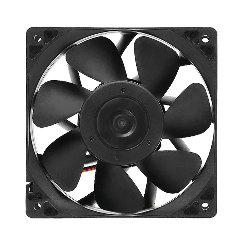 Imagem -02 - Delta High Velocidade Dual Ball Bearing 12038 12cm Max 6000 Prm Pwm 4pin Case Ventilador do Sistema de Refrigeração 120 mm para Gabinete do Servidor Btc Mineração