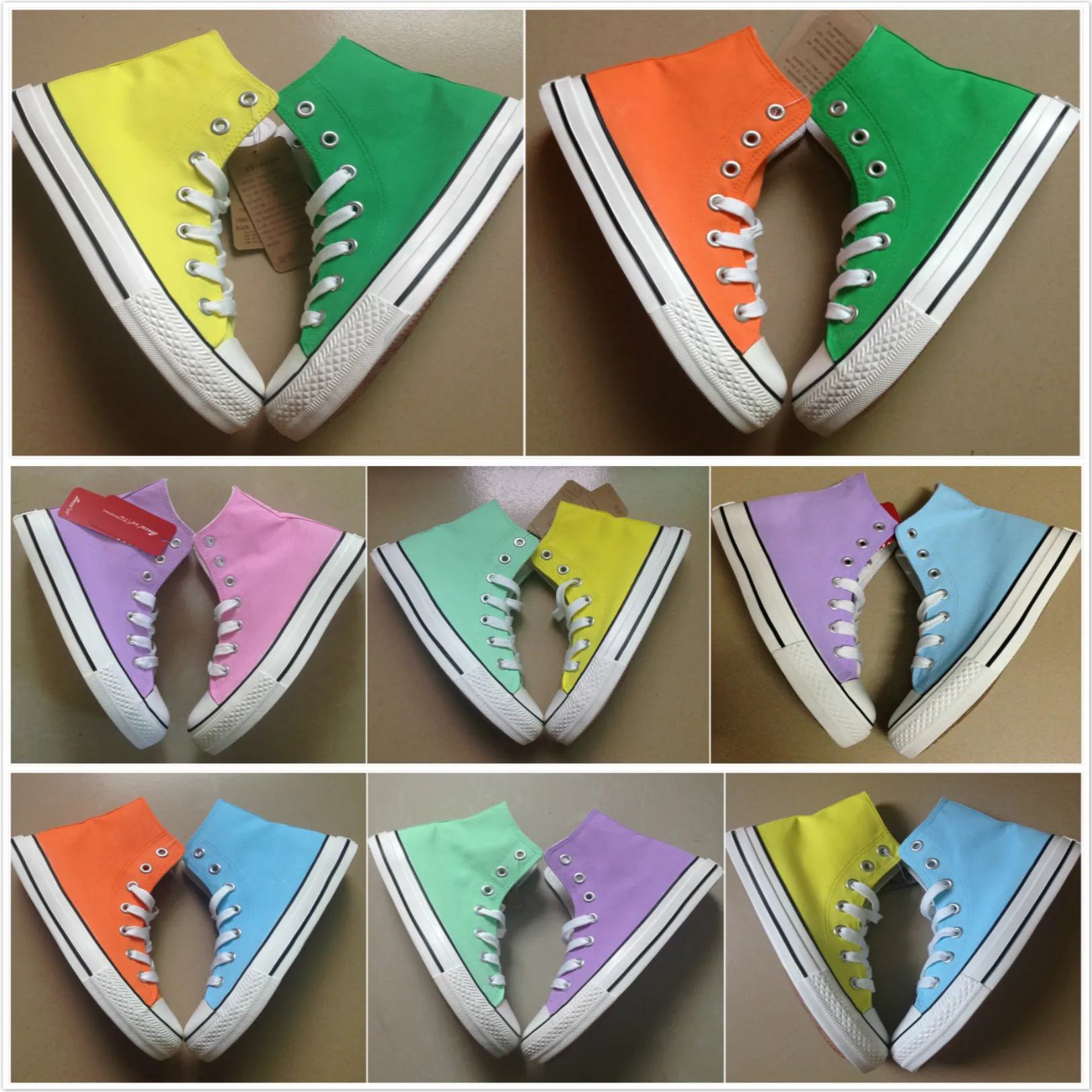 Zapatos coloridos de lona de alta calidad para hombres y mujeres, zapatos casuales, cosplay cos, zapatos de moda, zapatos de anime universitario