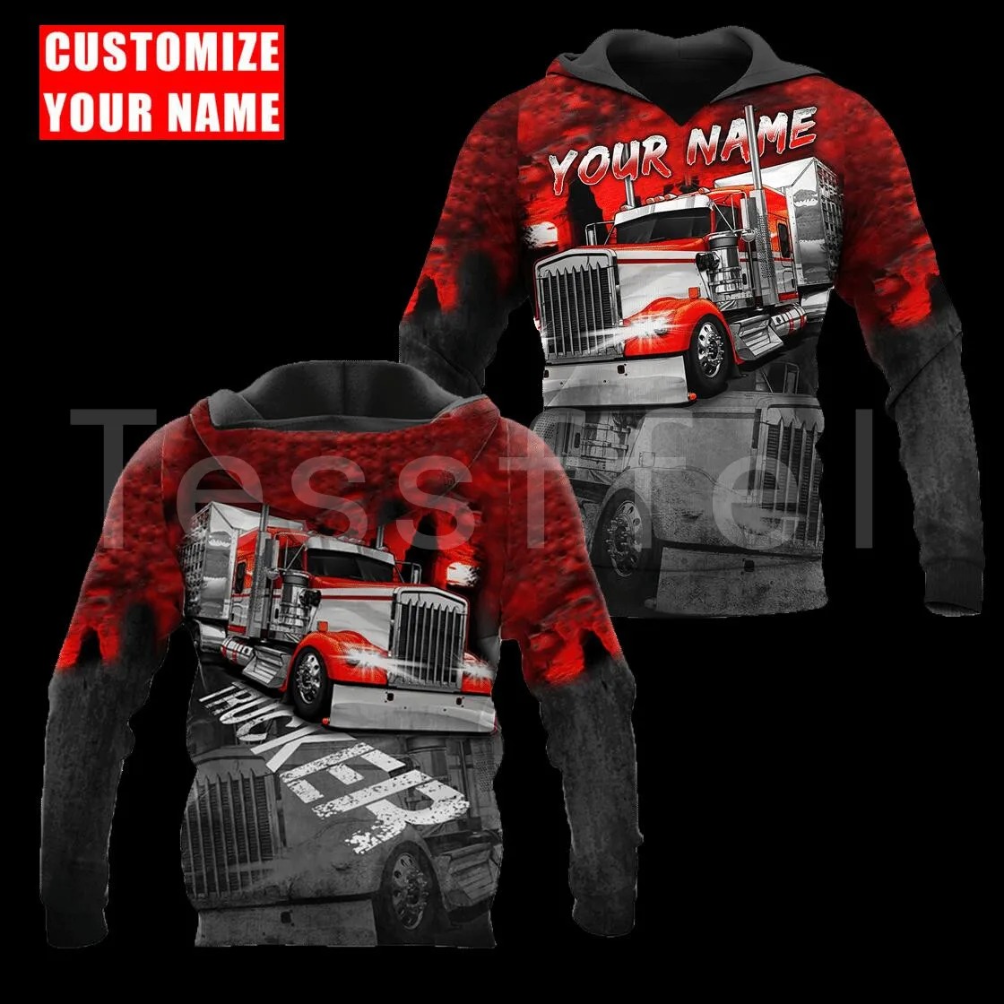 

Tessffel Truck Driver 3D Printed New Fashion For Men/Women Hooded Sweatshirt Zipper Hoodies Casual Unisex Pullover Style-D09