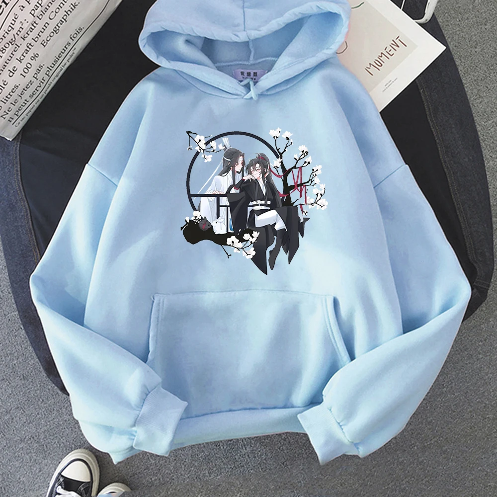 Anime Mo Dao Zu Shi Hoodie Streetwear Women The Untamed Lan WangJi Wei Wu Xian Print Hoodies Harajuku itself Sweatshirt moletom