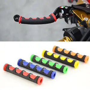 2 pcs/par de borracha ambiental da motocicleta handgrip guarda moto embreagem do freio alavanca capa guiador apertos 8 principais vendas peças moto daelim - №8