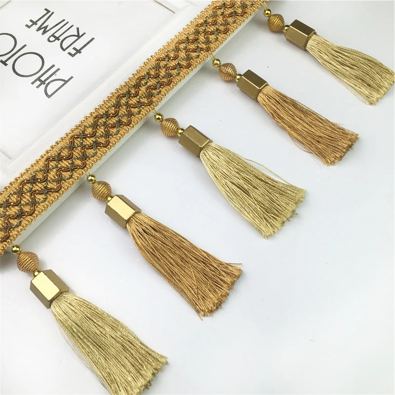 11.5 meter per bag Tassel curtain fringe curtain trim decoration fringed curtain lace trim