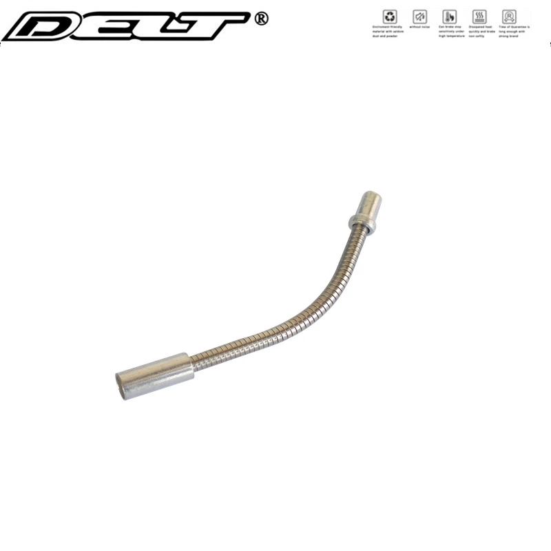 DELT 10 pcs Bicycle V Brake Wire Tube,Mountain Folding Bike Cable Tube, Guide Hose Pipe Stainless steel Parts