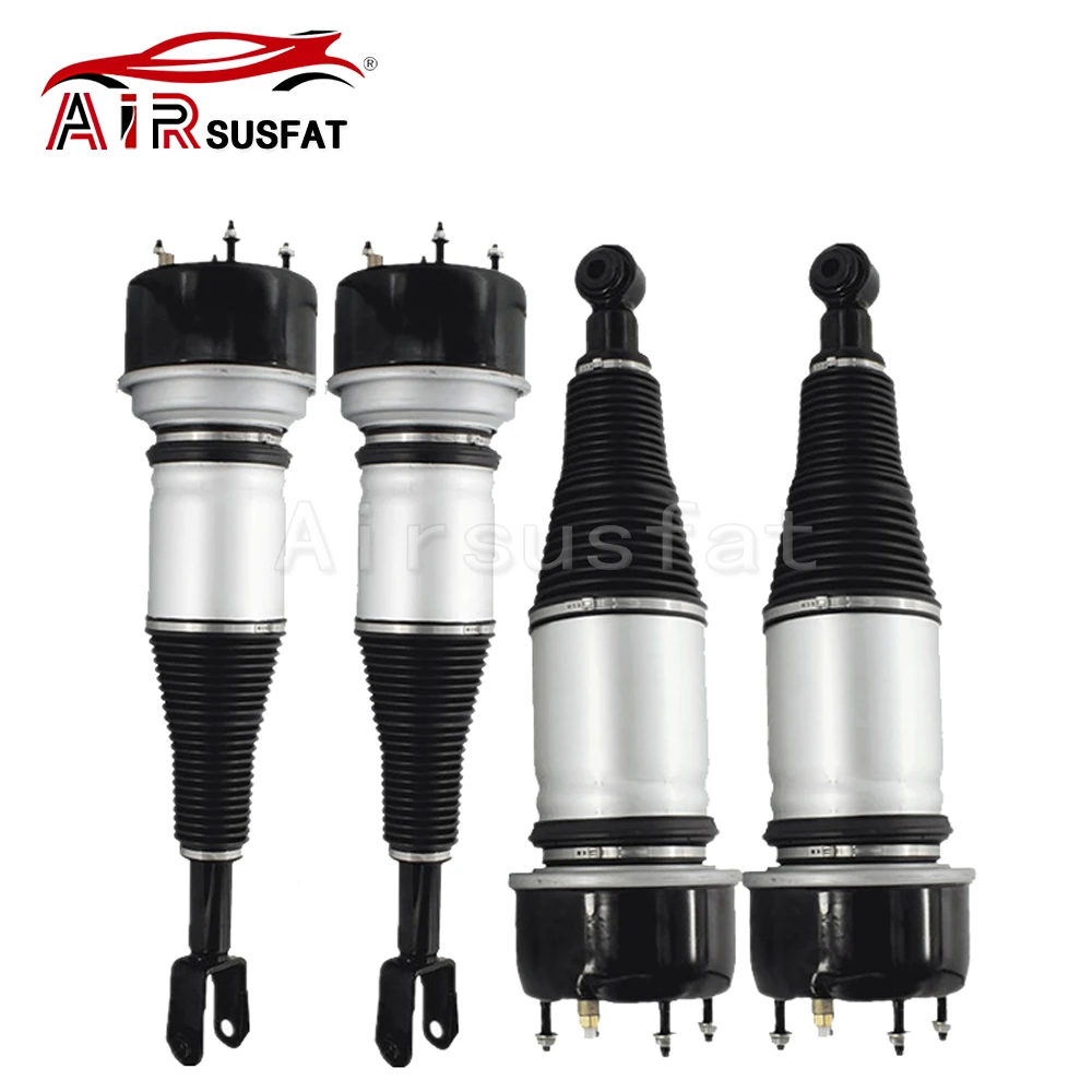 4PCS Front + Rear Air Suspension Shock Absorber Struts For Jaguar XJ XJ6 XJ8 XJ 2004-2010 C2C28533 C2C41339 C2C41341 C2C41343