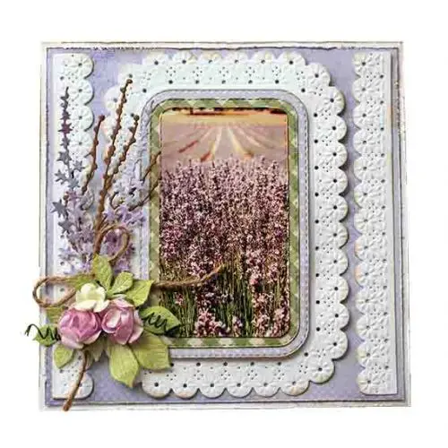 AliliArts Metal Cutting Dies Viola Border diy Scrapbooking Photo Album Decorative Embossing PaperCard Crafts Die 2020