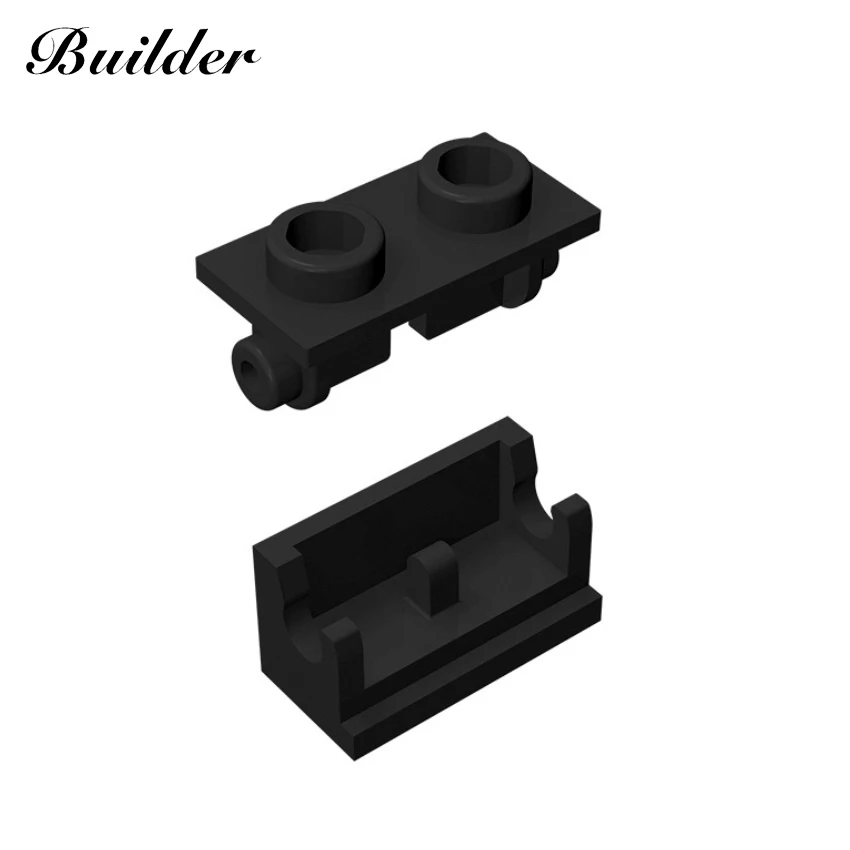 Little Builder Building Blocks Technological DIY 1x2 Hinged Roof Plate Brick Connector MOC Compatible Toy for Children 3938+3937