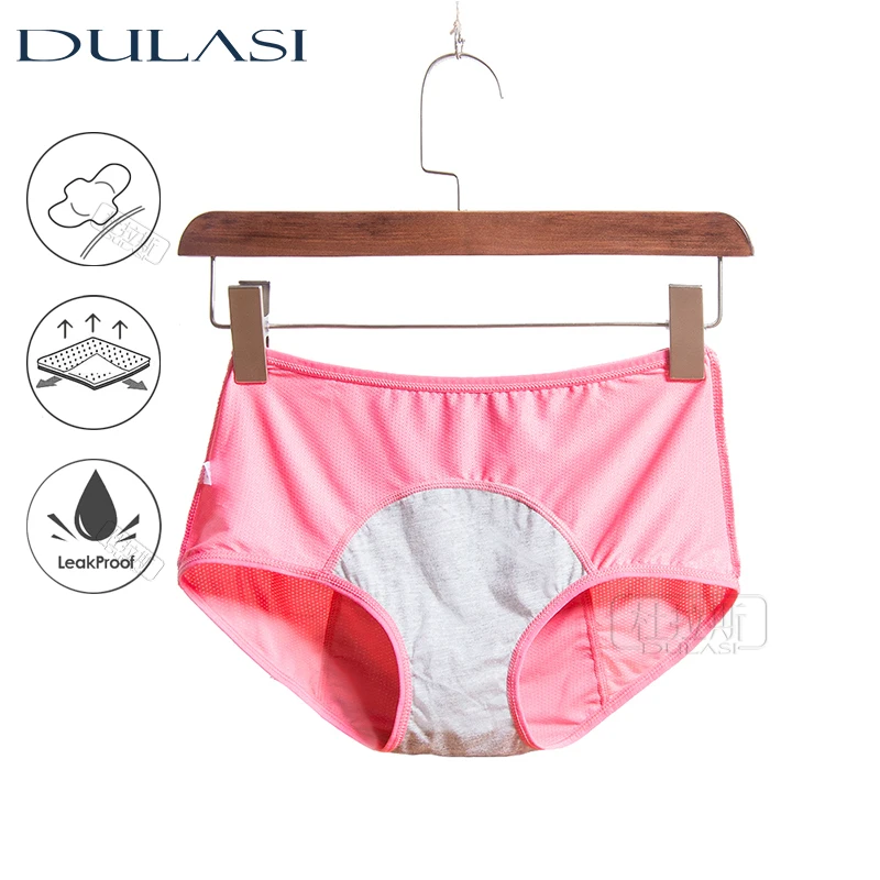 Leak Proof Menstrual Period Panties Women Underwear Physiological Pants Cotton Seamless Briefs High Waist Female Dropshiping