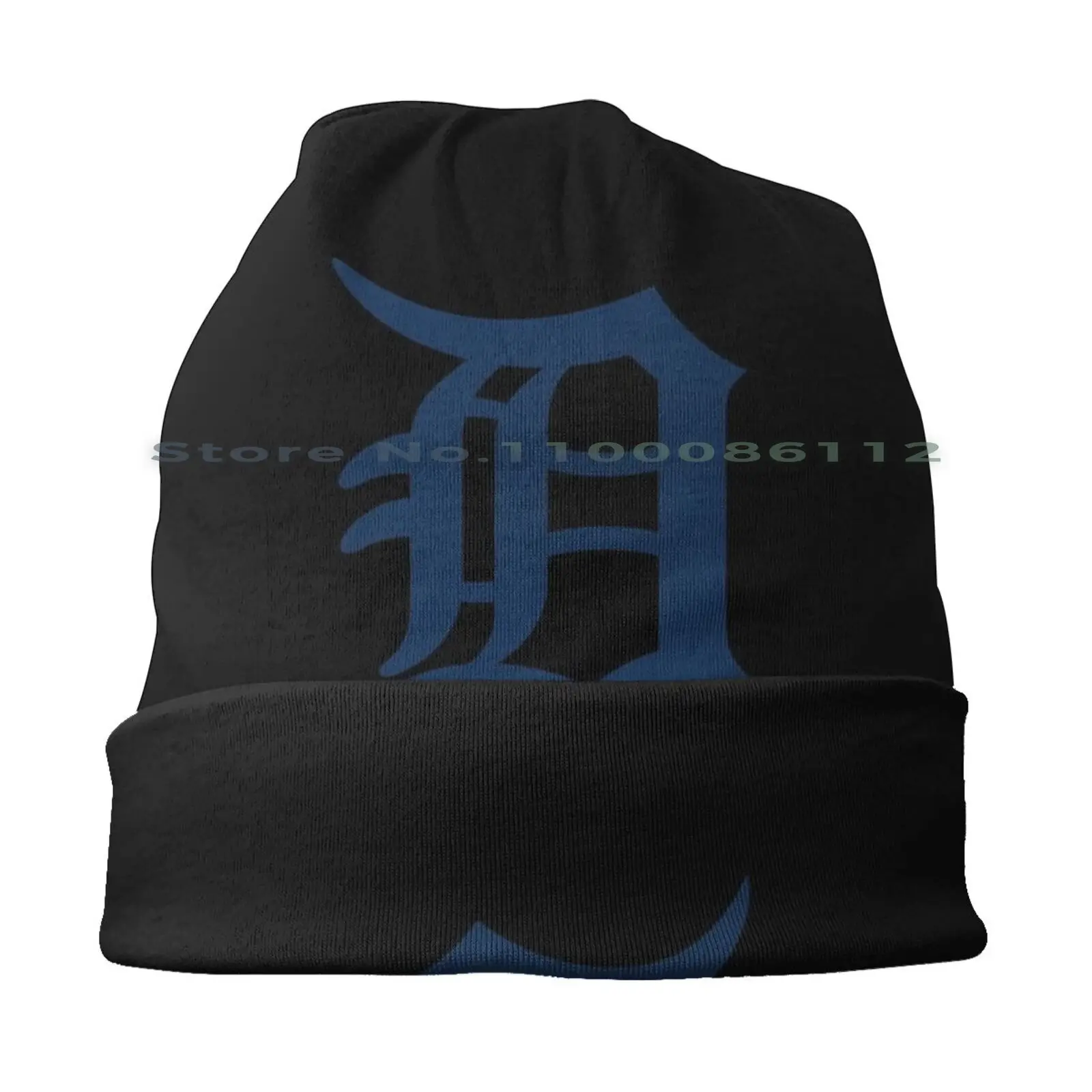 Tigers , Detroit Beanies Knit Hat Detroit Baseball Sport Usa Logo Top Best Price Budget Low Price Best Selling Brimless Knitted