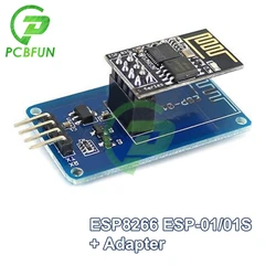 ESP8266 ESP-01 직렬 WiFi 무선 어댑터 모듈 3.3V 5V Esp01 브레이크 아웃 PCB 어댑터 Arduino R3 4.5V-5.5V 호환