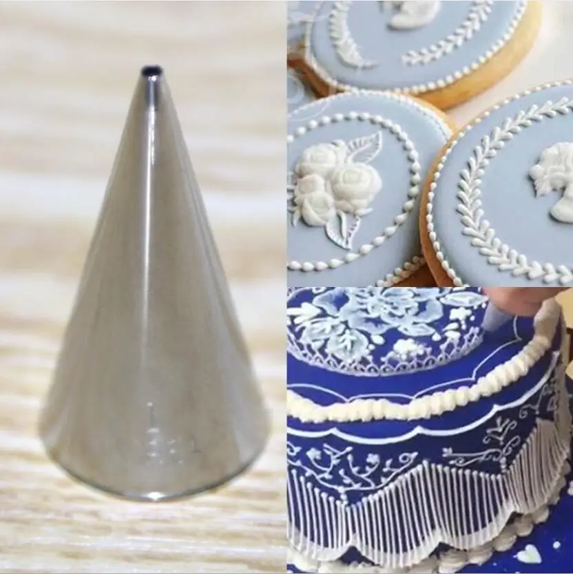 #2 Round Fine Hole Icing Piping Nozzles Cake Decorating Nozzle Cream Tips Decorating Fondant Confectionery Pastry Tools