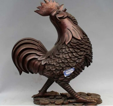 Бёстрый Дорадо, знаки зодиака, Галло галлока, пенис, деньги, ракушка, китайская цыпленка, медное украшение, завод, чистый