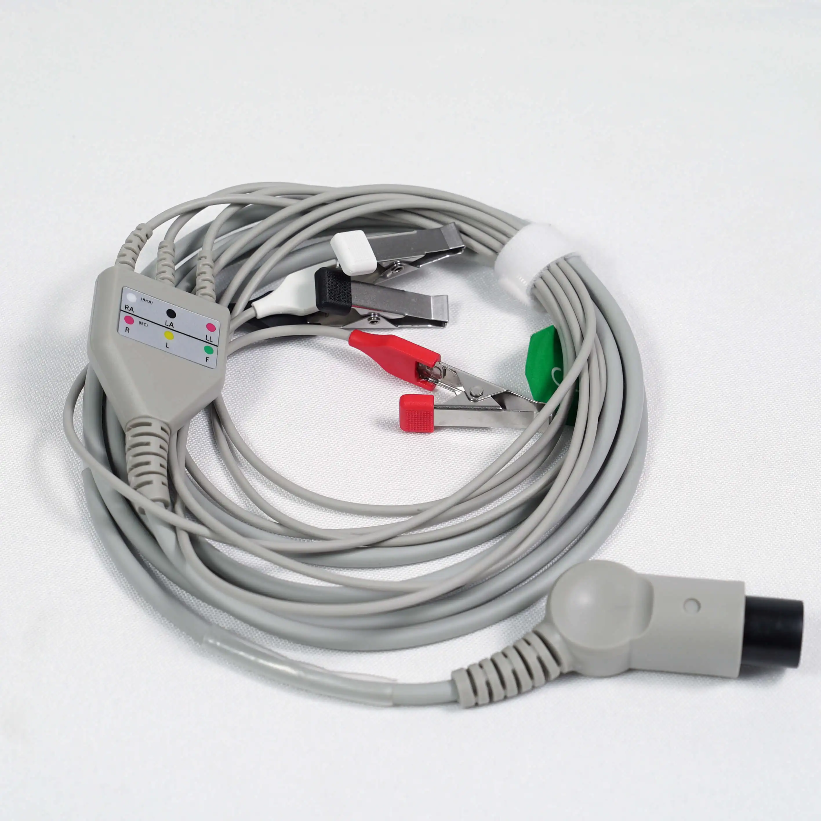 

All-in-one Clip-on ECG Lead Cable For Pet Veterinary Monitors 3 5 Leads