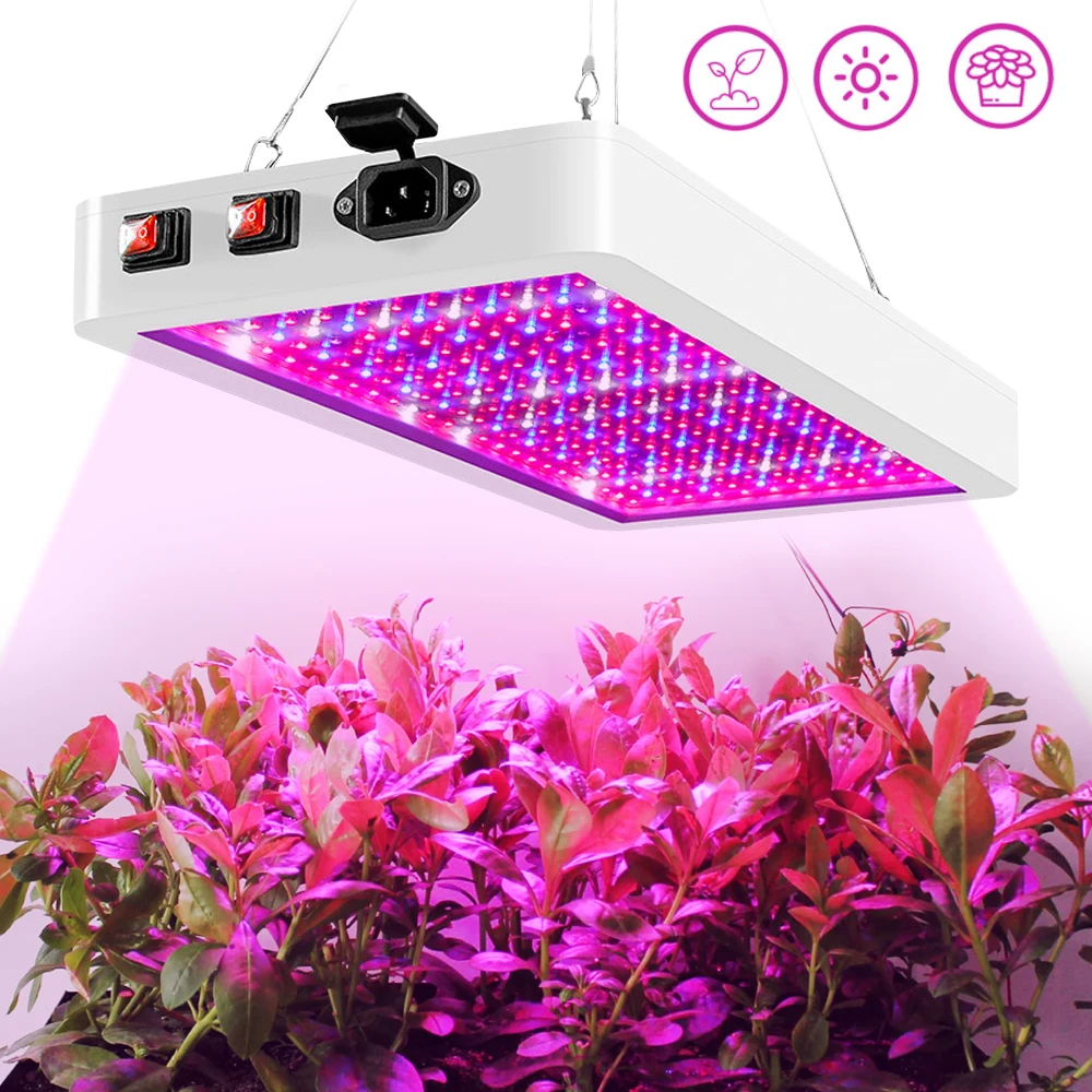 LED Grow Light phytolamp for plants 2000W/1000W Full Spectrum Plant Lights Indoor Waterproof 2835 Led Chips Hydroponic Seedling