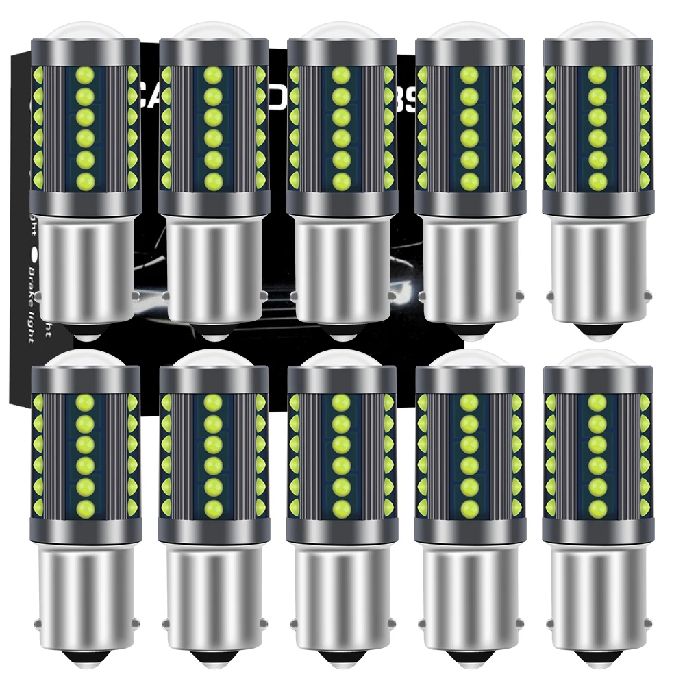 

10x COB 36smd S25 1156 BA15S P21W LED BAY15D P21/5W 1157 BAU15S PY21W lamp led Bulbs For Turn Signal Light Brake Backup Lights