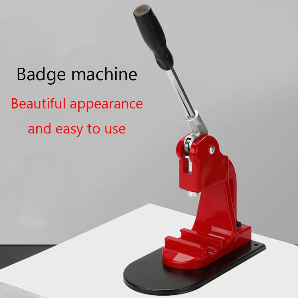 Badge Button Maker Machine DIY Art Crafts Making Tools for 25-75MM Button Parts Make, Pin Badge Maker Button Punch Press Machine