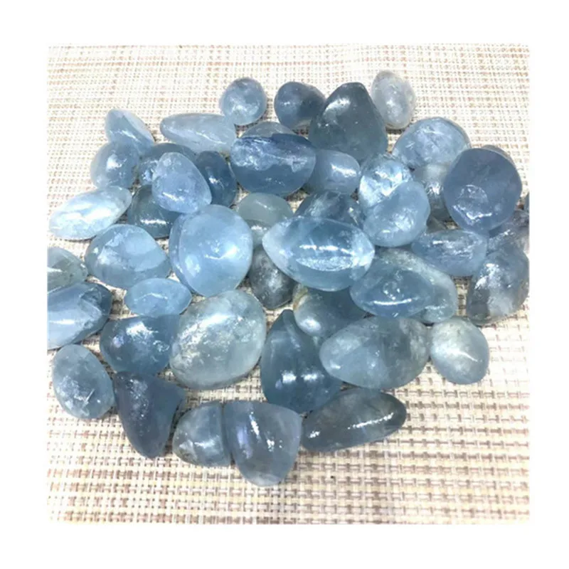 Natural Polished Celestite Tumbled Crystal Healing Gemstone For Sale