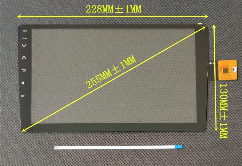 Tela lcd de 10.1 polegadas compatível com semente e tela sensível ao toque 049t26 r14425