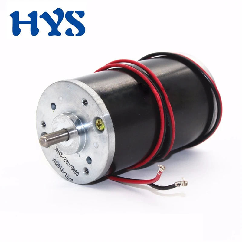 High Speed Motor Electric DC 12V 24V 4000rpm 8000rpm Huge Torque Reversed Permanent Magnet Low Noise 12 V Volt DIY Engine 4575