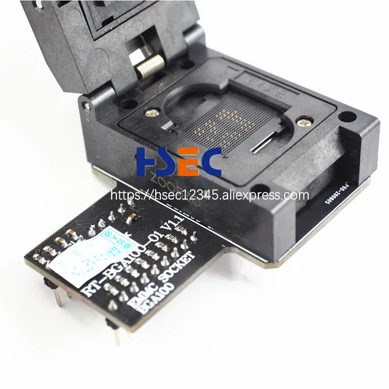 Original RT809H programmer BGA100 EMMC adapter RT-BGA100-01 socket BGA48 BGA63 BGA64  Free Shipping