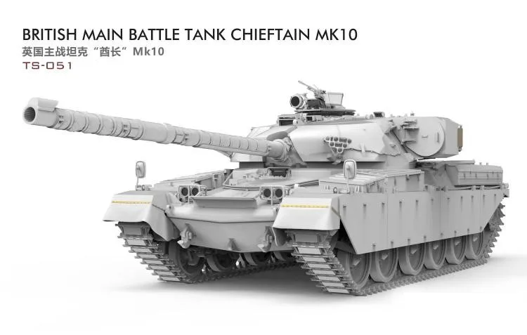 MENG 1/35 TS-051  CHIEFAIN MK10 Model Kit Assemble