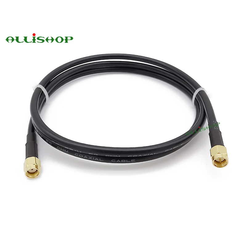 1-30Meters RP-SMA Male Jack to SMA Male LMR200 RF Pigtail Cable Brooches to Socket connector low loss Antenna extension Jumper