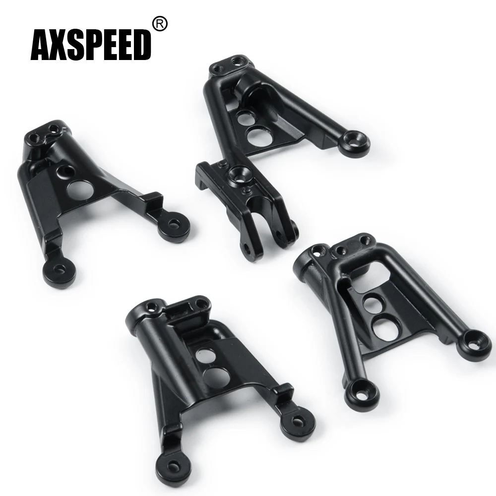 AXSPEED 1 Set Metal Front And Rear Shock Absorber Towers Mount for 1/10 xial SCX10 II 90046 90047 90060 RC Crawler Upgrade Parts