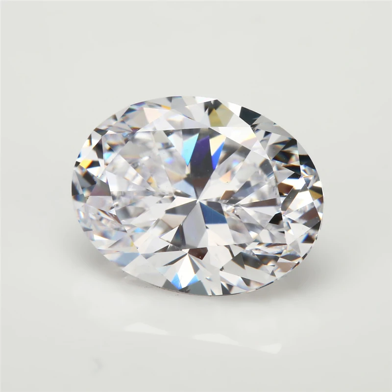 3x5~10x12mm 5A Ovalschliff Lose Zirkonia-Steine Weißer Granat Amethyst Grün Meerblau Mix 5 Farben CZ Edelsteine für Schmuck – Detail 3