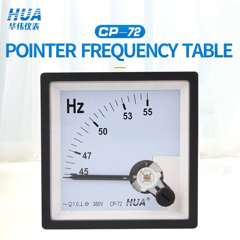 

CP-72 AC Analog Frequency table / Hz meter /Herzt meter 45-55Hz 45-65Hz 55-65Hz Factory direct sales, complete specification