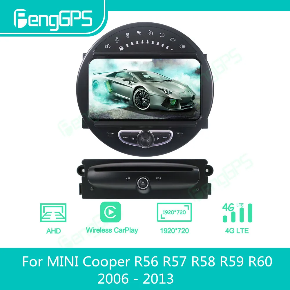 Car Multimedia Player Android Car Radio For MINI Cooper R56 R57 R58 R59 R60 2006 - 2013 Autoradio Stereo GPS Navi Screen DVD