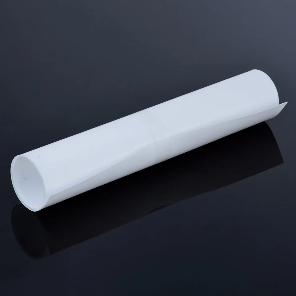 1pc White PTFE Film High Strength Temperature PTFE Sheet 500*300*0.5MM For Compression Molding Extrusion Processing