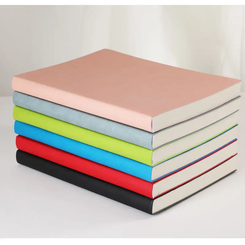 A4 Creative Notebook Super Thick Large Thick Soft Leather Diary Business Work Book