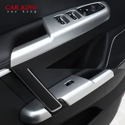 For KIA Sportage QL KX5 2016-2018 LHD Car Door Window glass Lift Control Switch Panel Cover Trim Interior Decoration Accessories