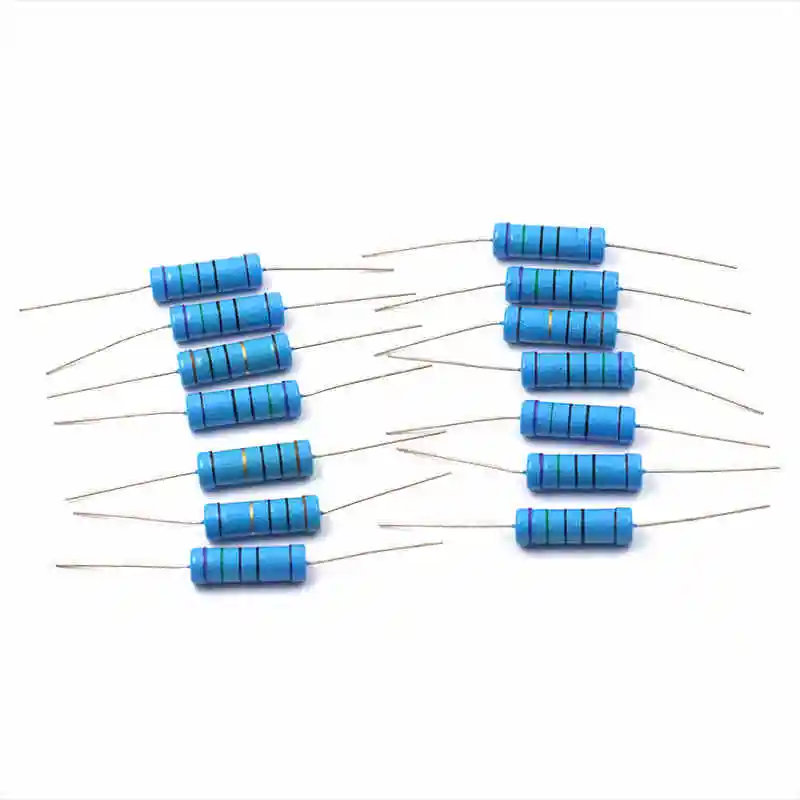 10 قطعة/الوحدة 5W 1% المعادن فيلم المقاوم المقاومة 0.1R ~ 10M 1R 1K 1.2 1.3 3.3 10 22 33 47 120 360 18 390 470 82 R K أوم 10K 100K 1M