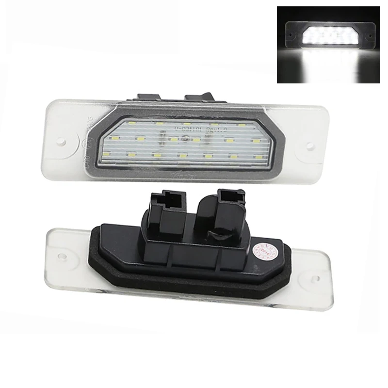 2x Car 18 Smd LED E4 Approved LED License Plate Lamp Lights for Nissan CEFIRO A33 99~03 For MAXIMA 00~06 for Fuga 09-up