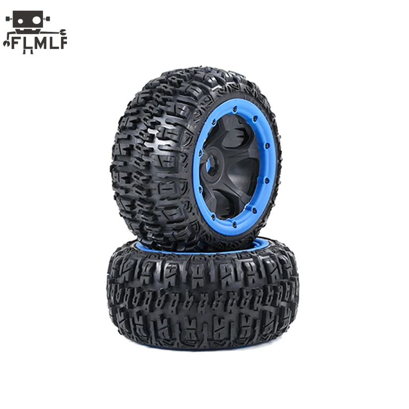 Rear or Front Wheel Gen.3 Wasteland Tire Assembly Set Fit 1/5 HPI ROFUN BAHA ROVAN KM GTB MCD BAJA 5B Toys Parts