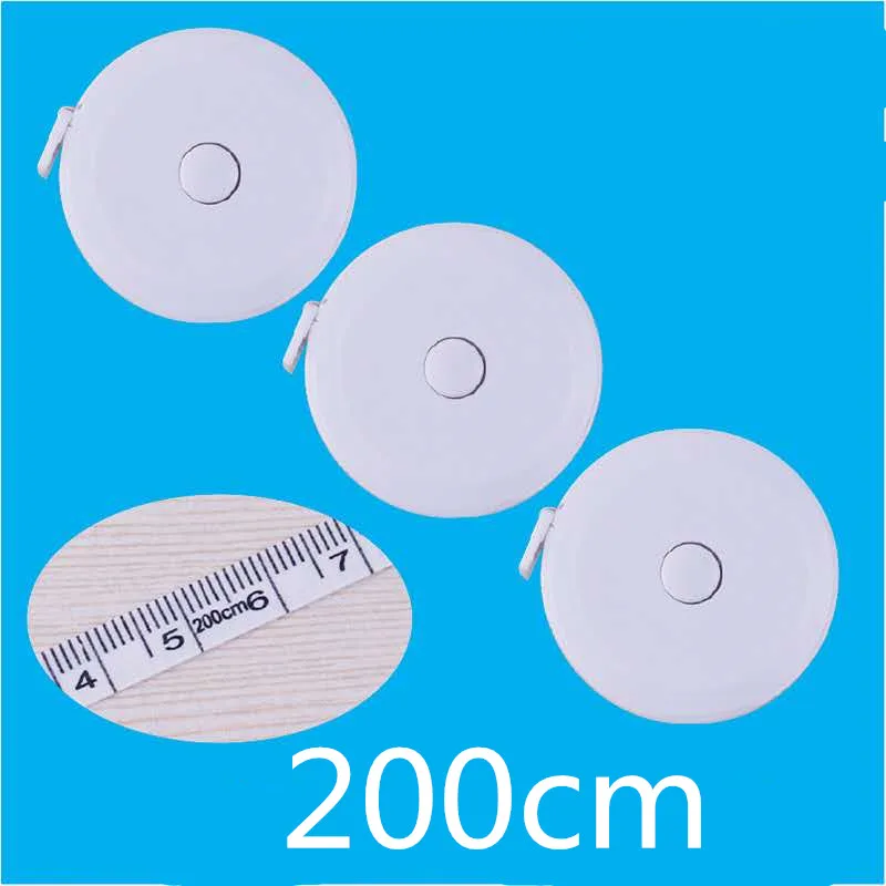 200cm / 79 Inch Thermal Tape Measure Portable Retractable Ruler Child Height Ruler Cm Tape Measure Sewing Measuring Tool