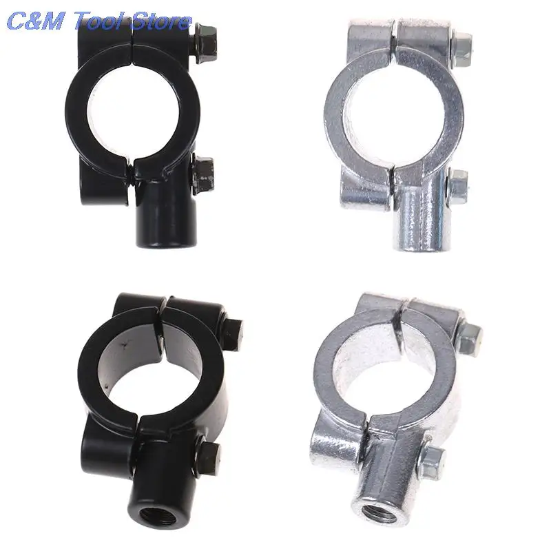 ขายร้อนรถจักรยานยนต์จับบาร์กระจกยึดMountกระจกมองหลังHandlebar Clamp 1Pc