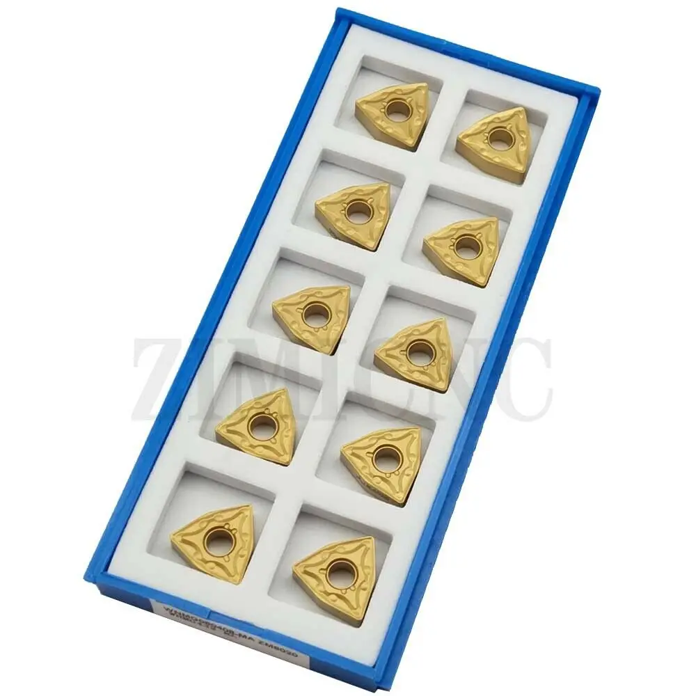 10 pçs WNMG080408-MA inserções de carboneto cnc wnmg432 alta qualidade wnmg para aço